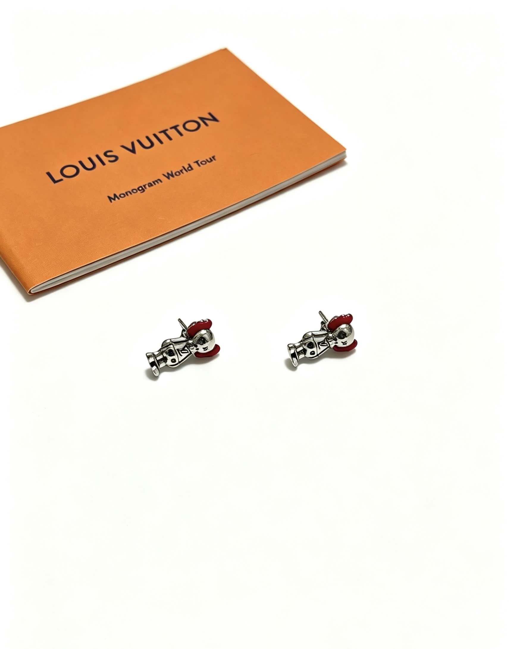 Louis Vuitton Monogram World Tour Earrings Louis Vuitton Monogram World Tour Earrings